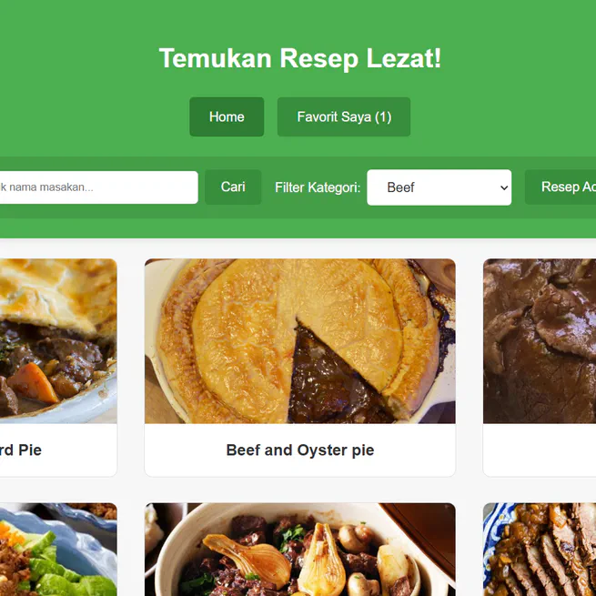 Recipe App full-stack